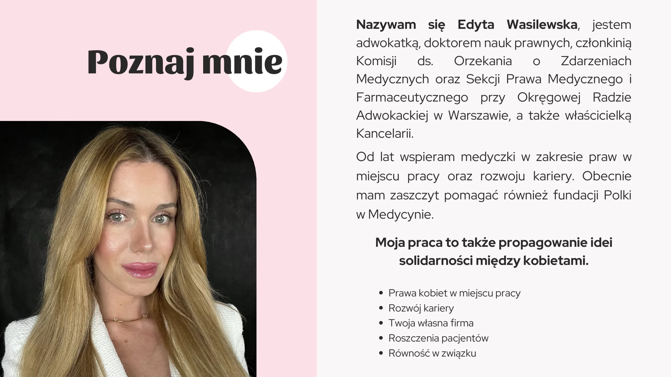 biografia prawniczki dr Edyty Wasilewskiej